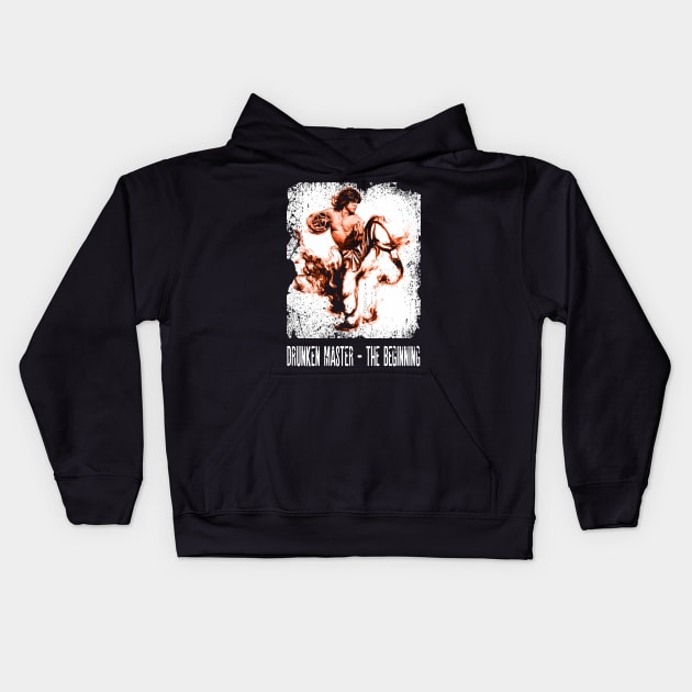 Mastering Kung Fu Drunken's Origin Kids Hoodie by GodeleineBesnard